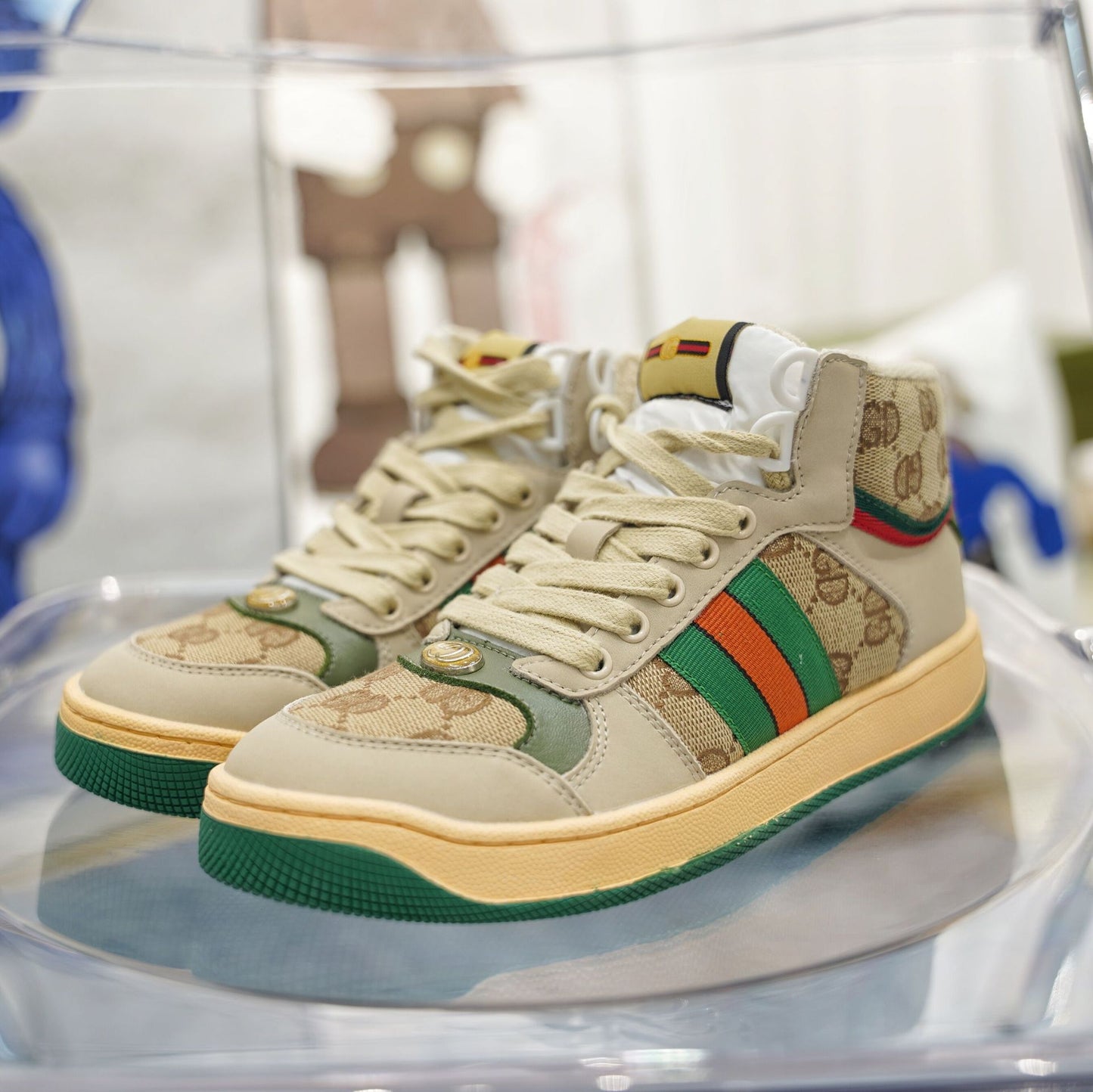 Women's & Men's High Version Home Dirty Veet Lining Retro Sneakers