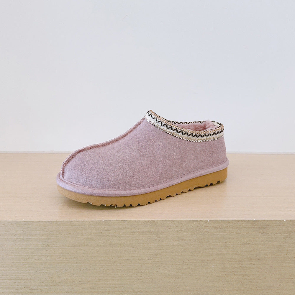 Women's & Men's Ethnic Style Woven Low-cut Slip-on Old Boots