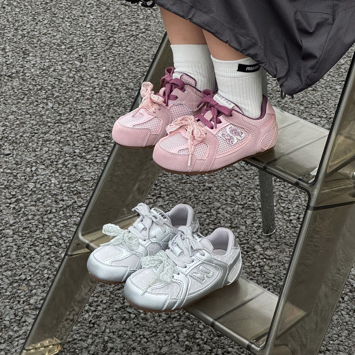 Children's Ballet Style Moral Training Mesh Breathable Casual Shoes