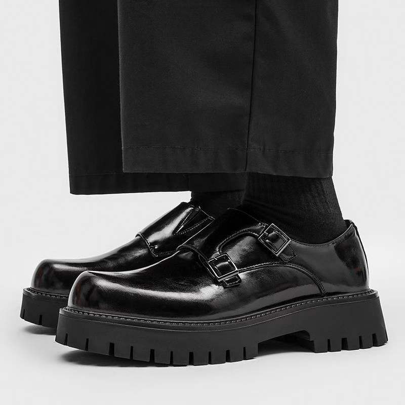 Men's Size Slip On Trendy Slip-on Korean Men's Business Leather Shoes