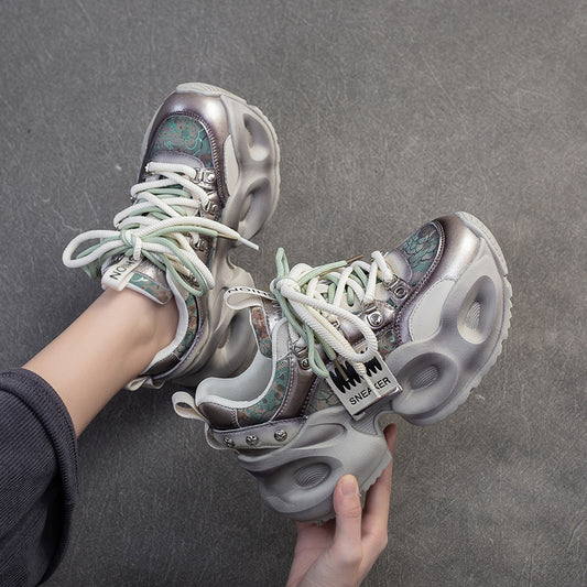 Women's Distressed Fried Street Dad Sports Style Casual Shoes