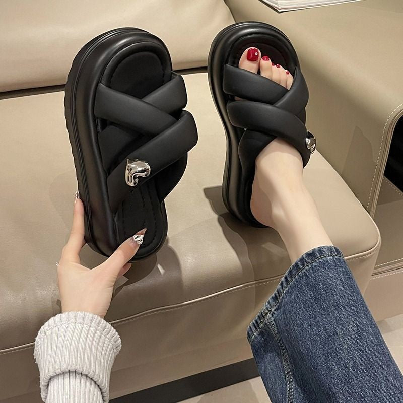 Women's Raise The Bottom Slip-on Summer Fashion Sandals