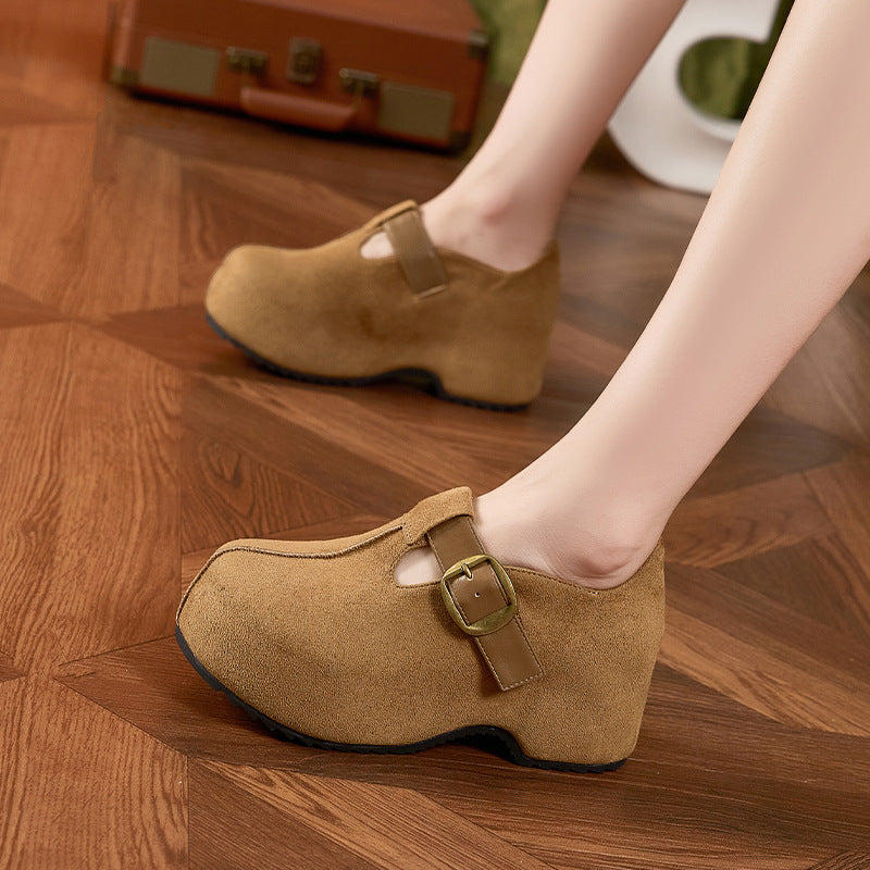 Women's All-inclusive Platform With Hidden Slip-on Mary Women's Fashion Shoes