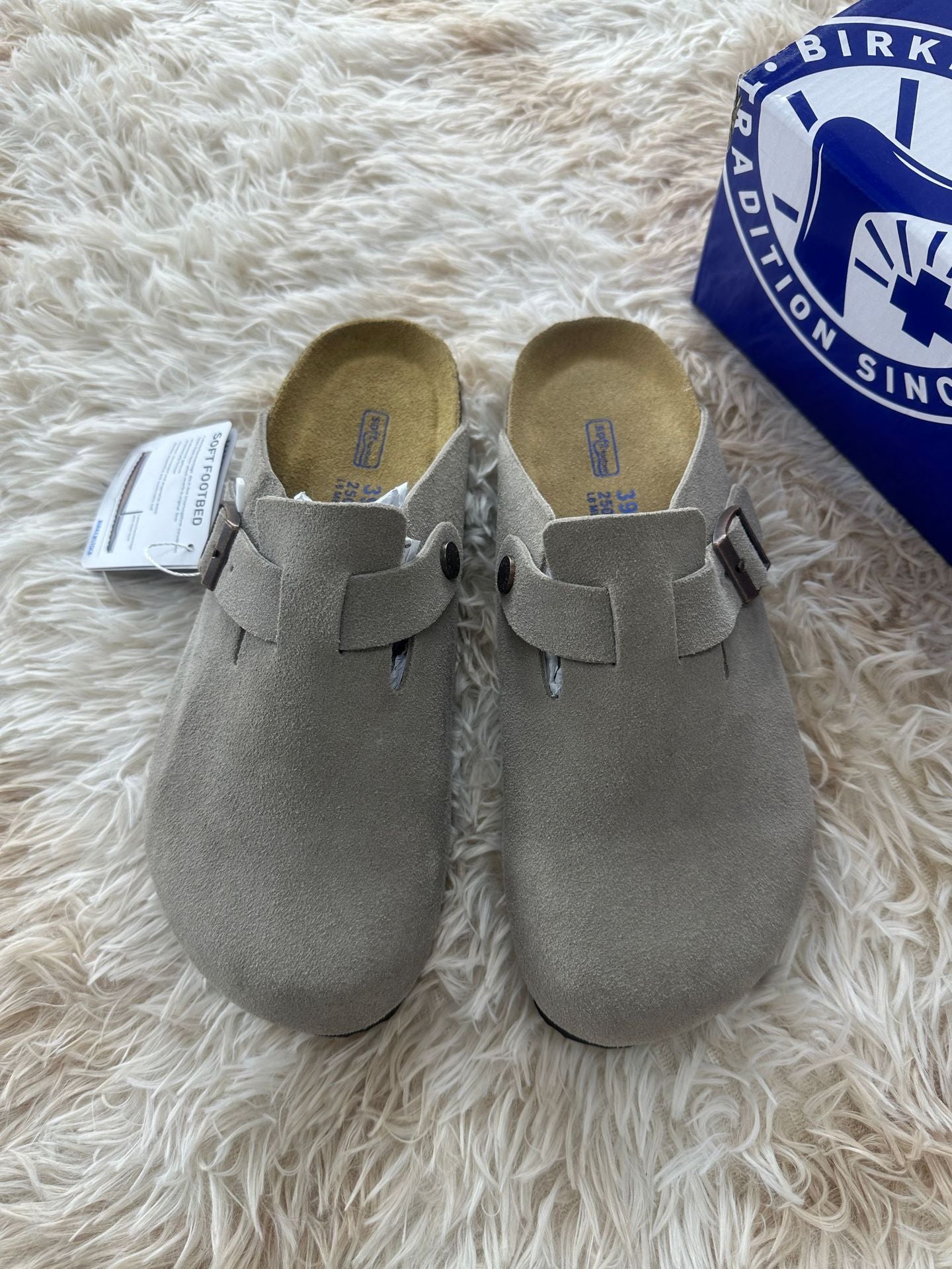 Women's & Men's Half Toe Cap Cork Sole Genuine Thick Slippers