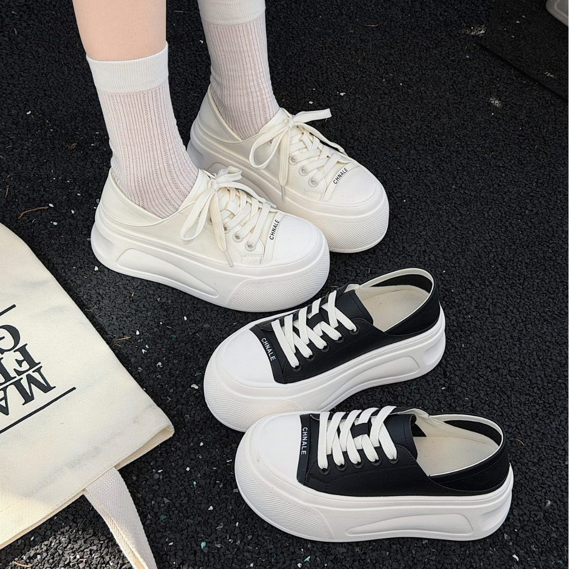 Women's Platform Classic Style Elevator Wild Thin Women's Casual Shoes