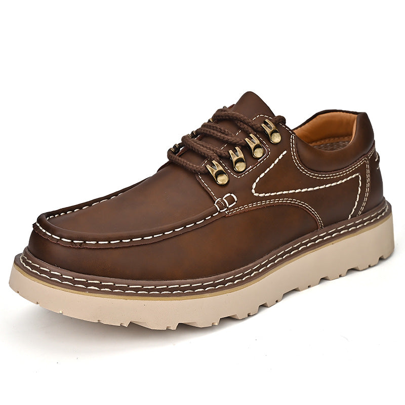Men's Martin British Retro Outdoor Leisure Big Men's Casual Leather Shoes
