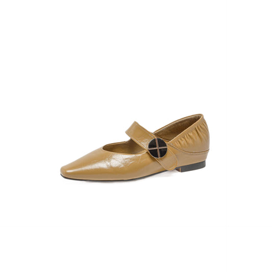 Women's French Style Mary Jane Spring Genuine Shallow Mouth Women's Fashion Shoes