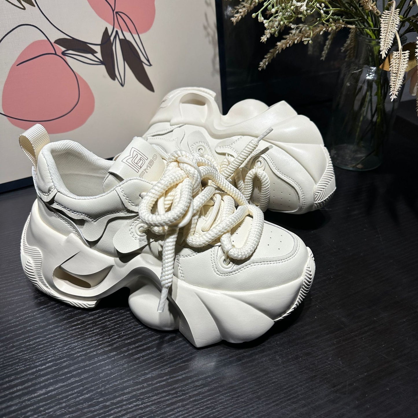 Women's Authentic Clunky Winter Korean Running Thick Sneakers