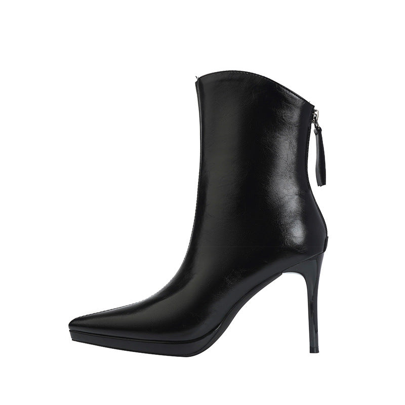 Cool Versatile Fashion Unique Elegant Winter Women's Leather Boots