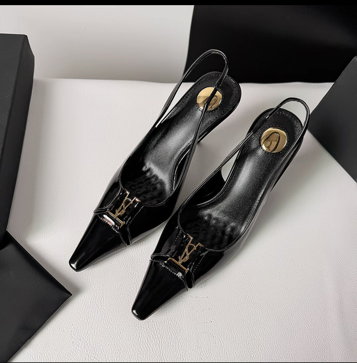 Women's Small Square Stiletto Outer Wear Sexy Back Heels