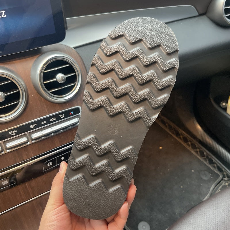 Women's Height Increasing Insole Fur Integrated Plus Veet Warm Snow Boots