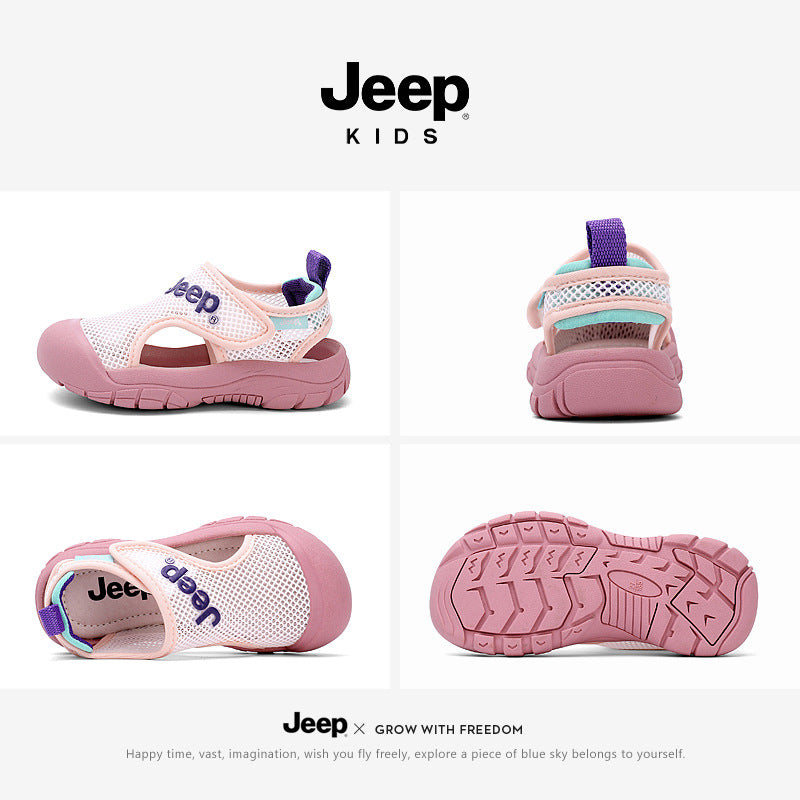 Children's Sports Closed Toe Summer Breathable Mesh Sandals