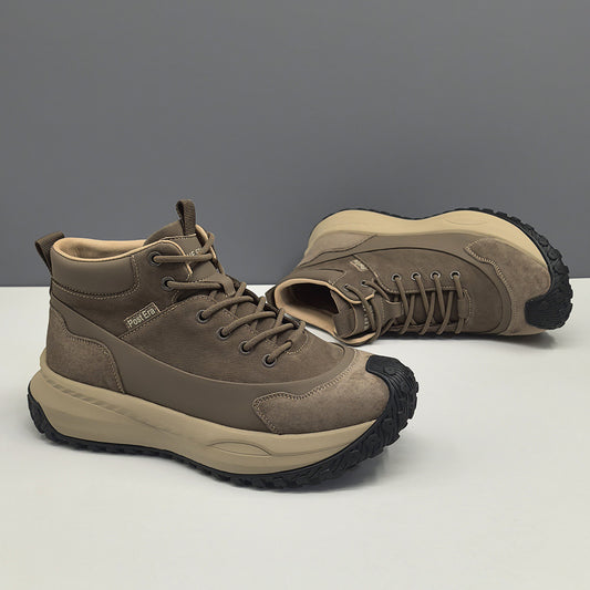 Men's First Layer Cowhide Fashion Genuine Special Sneakers