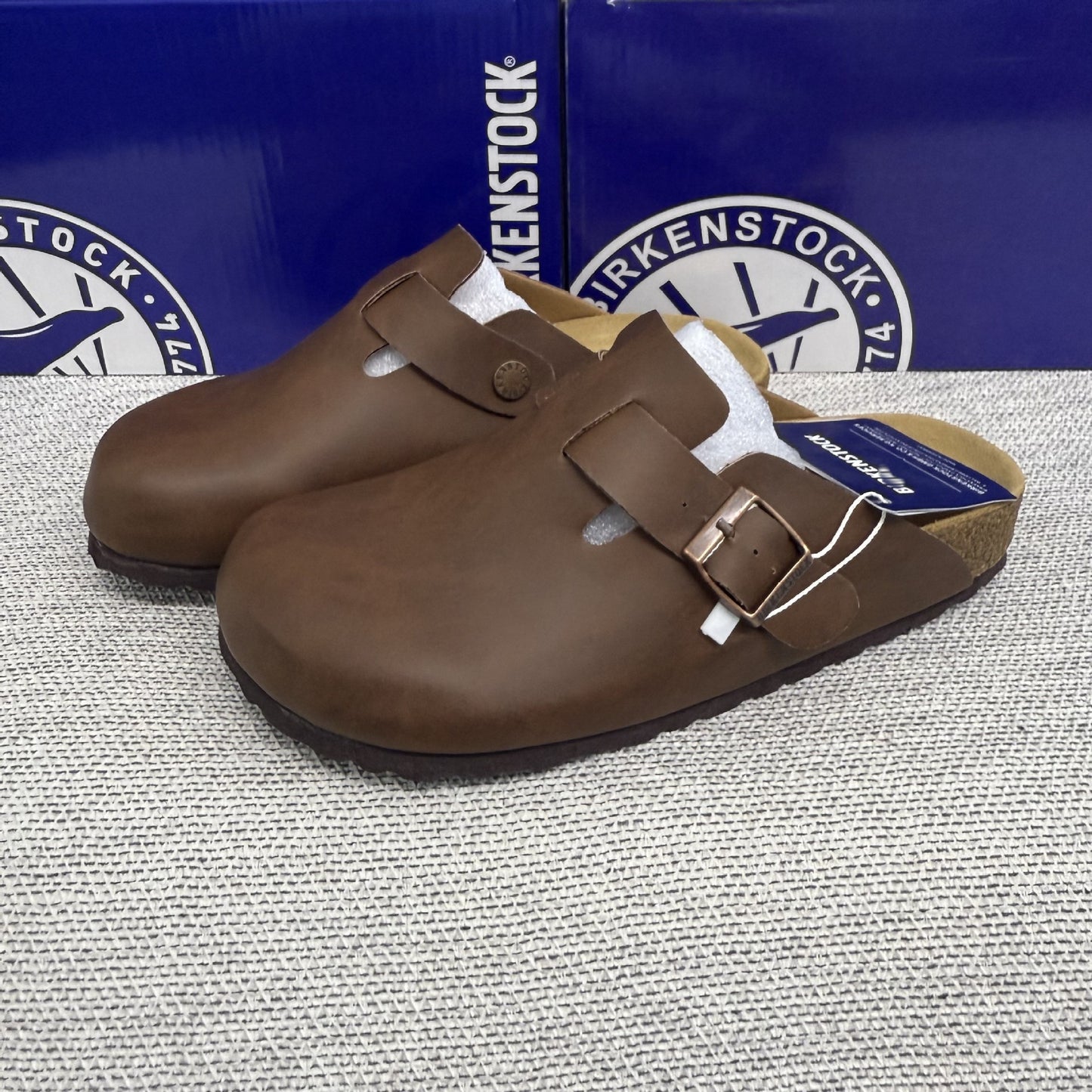 Women's & Men's Half Outerwear For Genuine Cork Sole Thick-soles Slippers