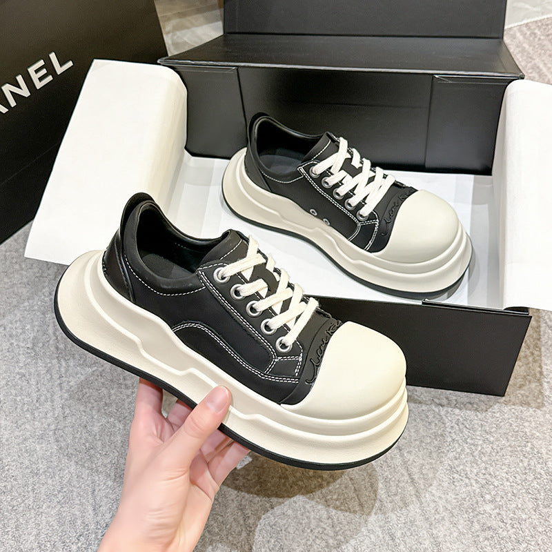 Women's Mickey Big Head American Retro Platform Height Casual Shoes