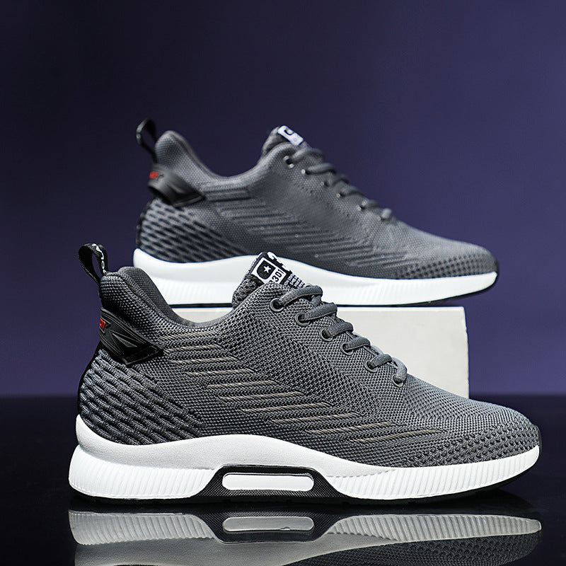 Men's Size Height Increasing Insole Leisure Breathable Men's Sports Shoes