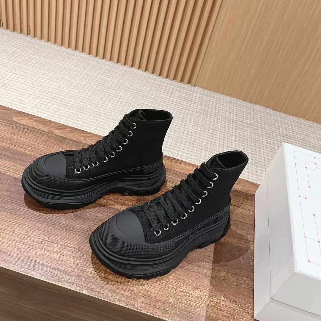 Women's Mcqueen For Height Increasing Insole Versatile Platform Couple Dad Women's Casual Shoes
