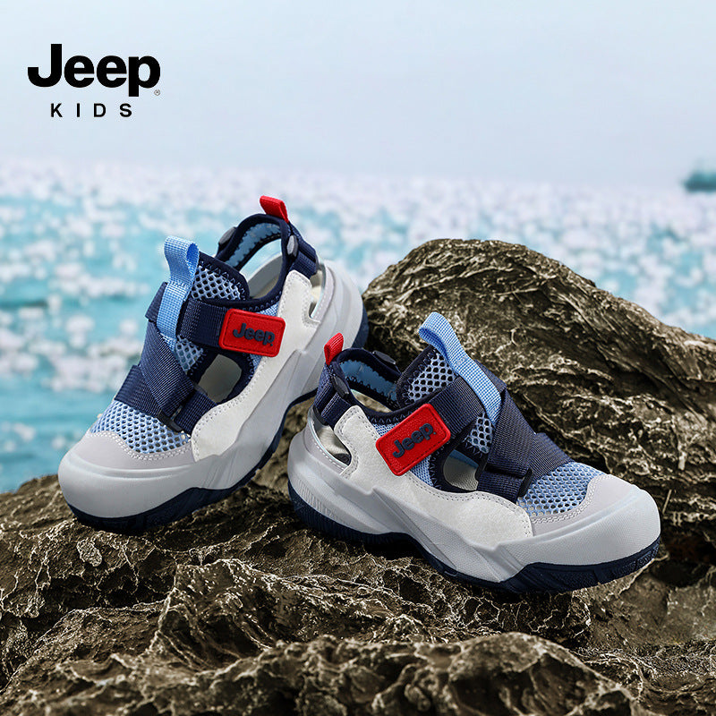 Children's Sports Closed Toe Hollow Outdoor Running Kid's Sandals