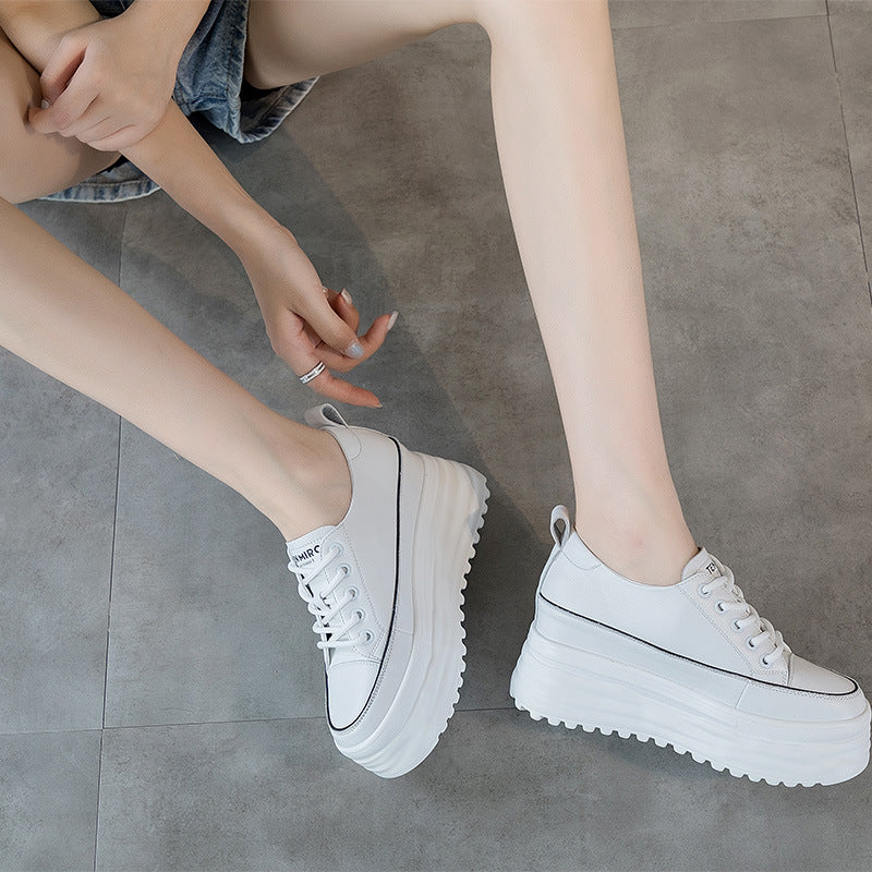 Women's & Men's Autumn Waterproof Platform Height Increasing Insole Casual Shoes