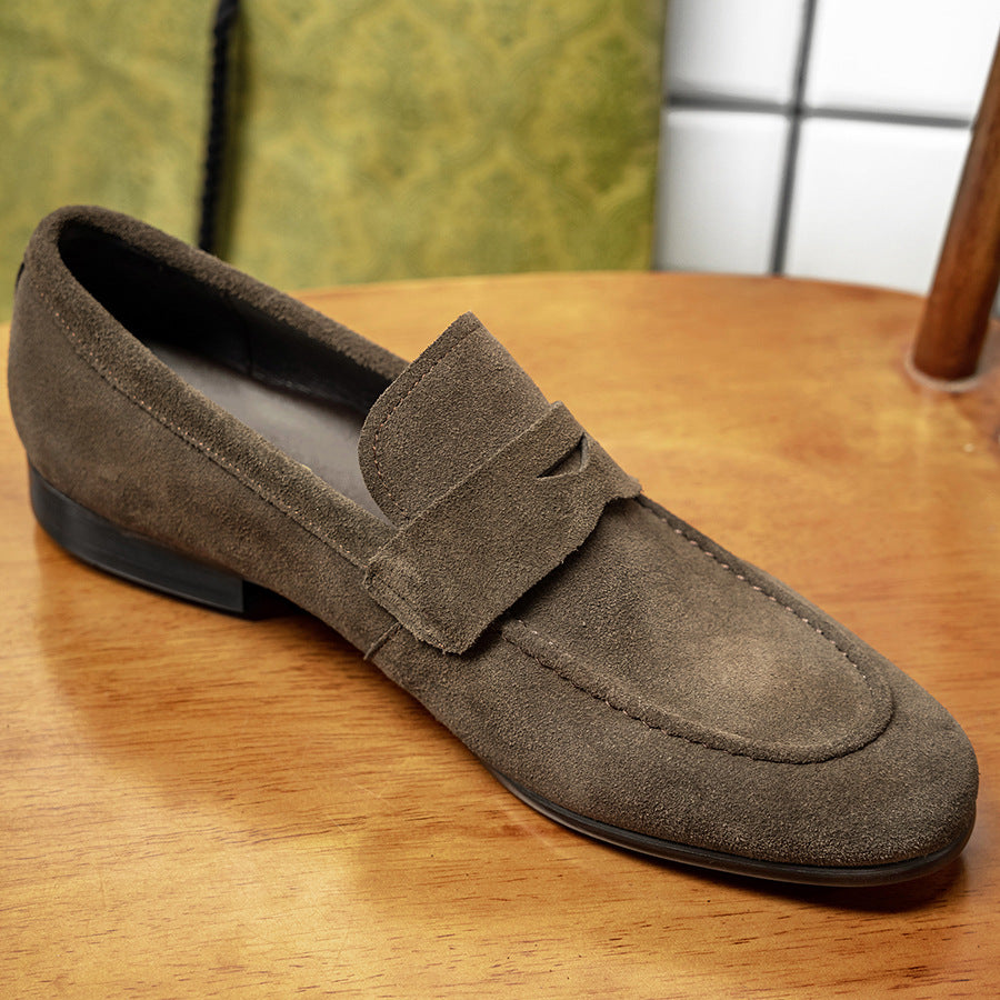 Men's Style Cow Split Business Slip-on Slip Loafers/doug Shoes