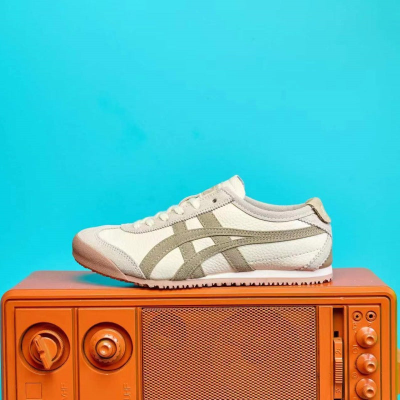 Women's & Men's Tiger Surface Flat Breathable Low Top Men's Board Shoes
