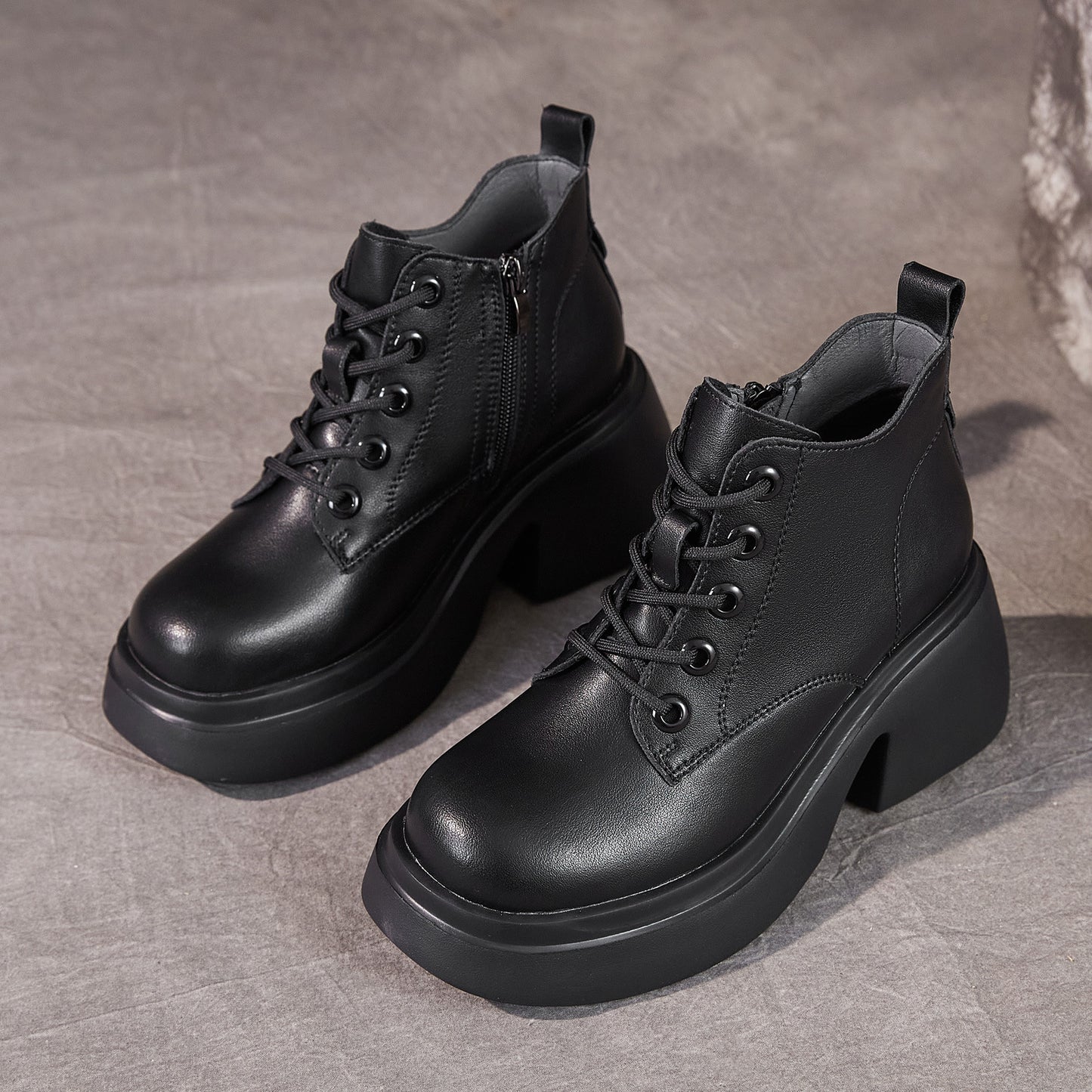 Women's Style Round Head Small Short Plus Boots