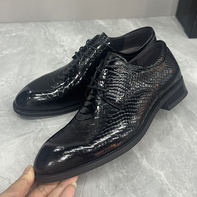 Men's Layer Cowhide Pure Inside Genuine Soft Bottom Men's Casual Leather Shoes