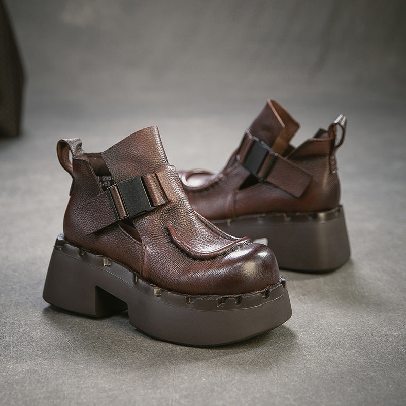 Women's Style Small Height Increasing Roman Pumps First Women's Casual Shoes