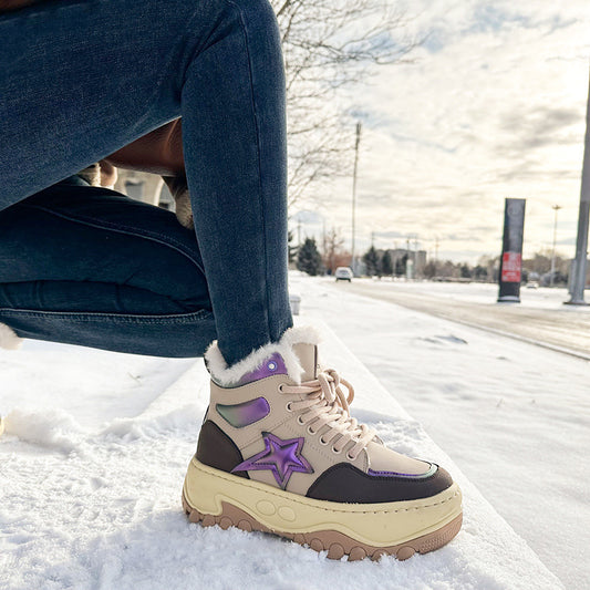 Women's Genuine Winter Thick Fleece Thermal Plus Snow Boots