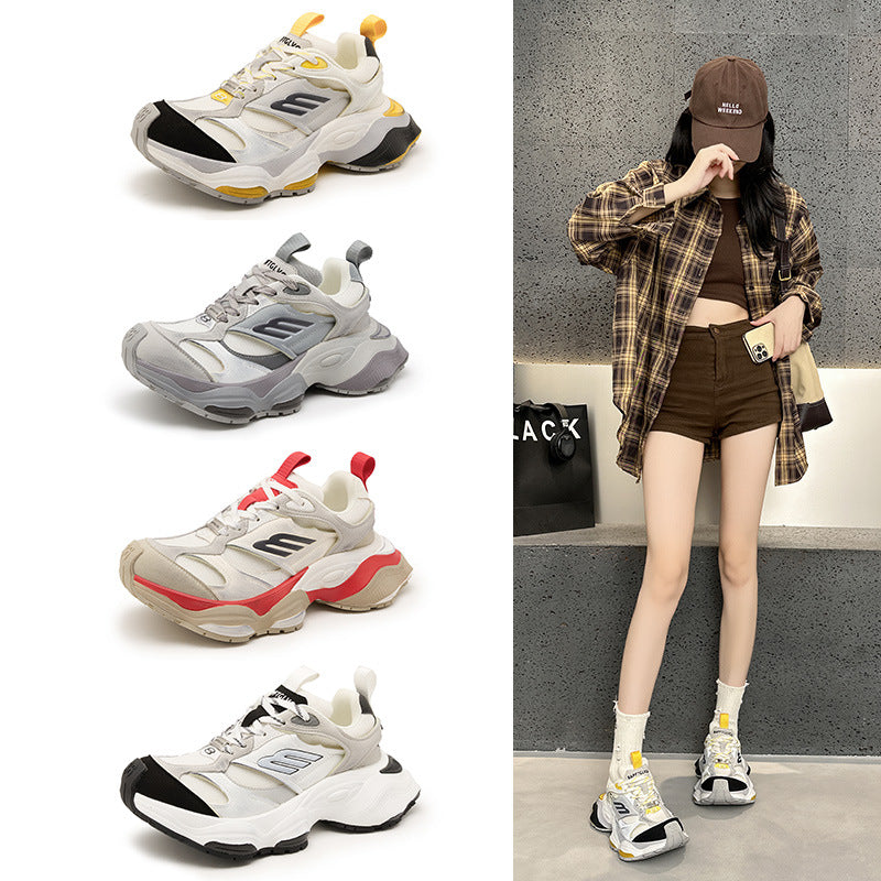 Women's Paris Model Style Platform Height Increasing Women's Sports Shoes