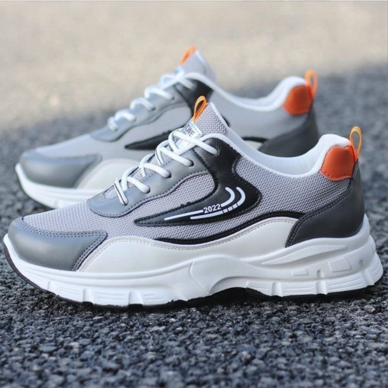 Men's Breathable Sports Leisure Flying Woven Running Sneakers