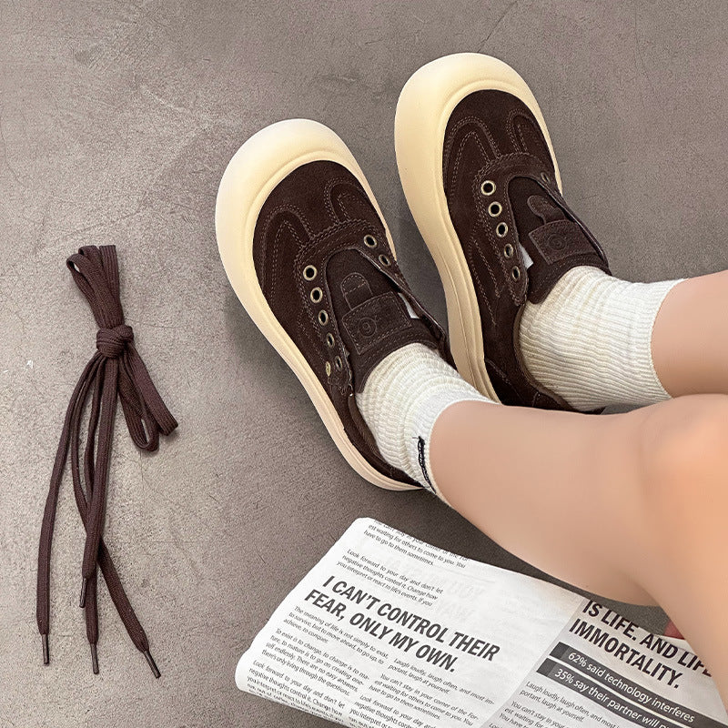 Women's Platform Elevator Wild Pumps Western Comfortable Women's Board Shoes