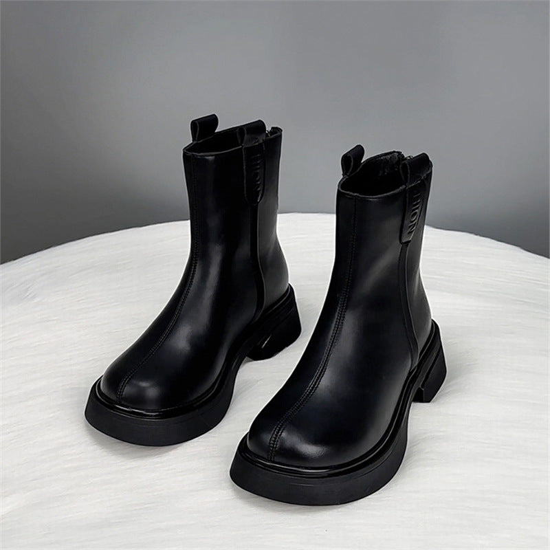 Women's Martin British Style Fashion Chelsea Platform Boots