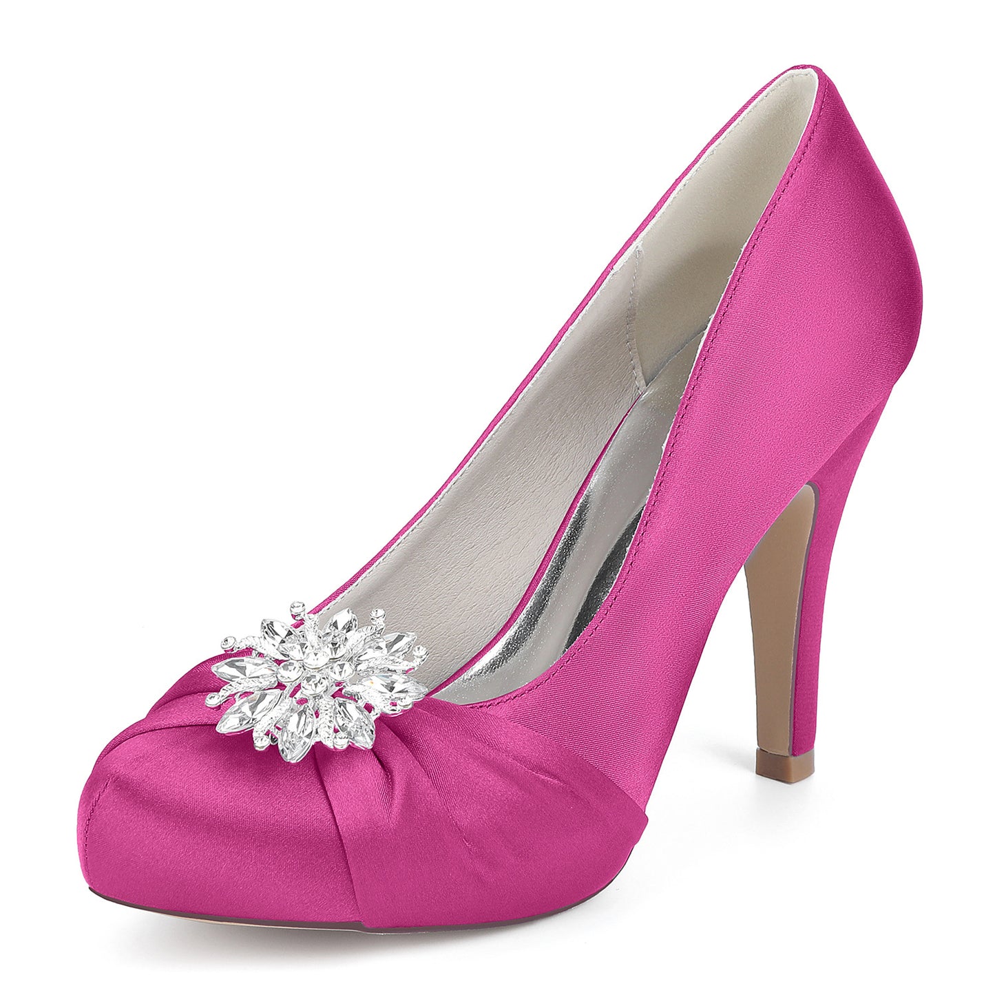 Women's High Waterproof Platform Round Head Shallow Mouth Women's Fashion Shoes