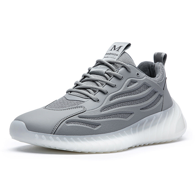 Men's Bottom Light Running Korean Style Thick Sneakers