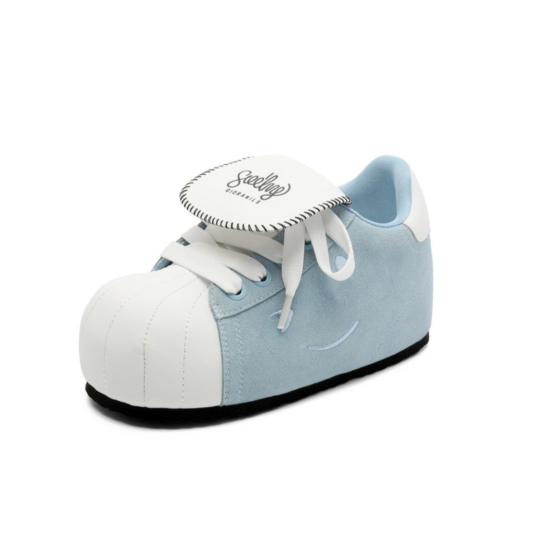 Big Head Hidden Bread White Leisure Heels