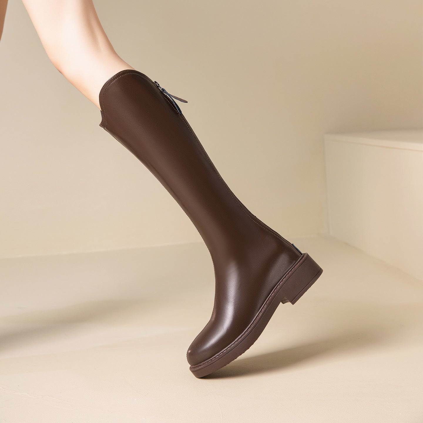 V Cut Tall Knight Below The Boots