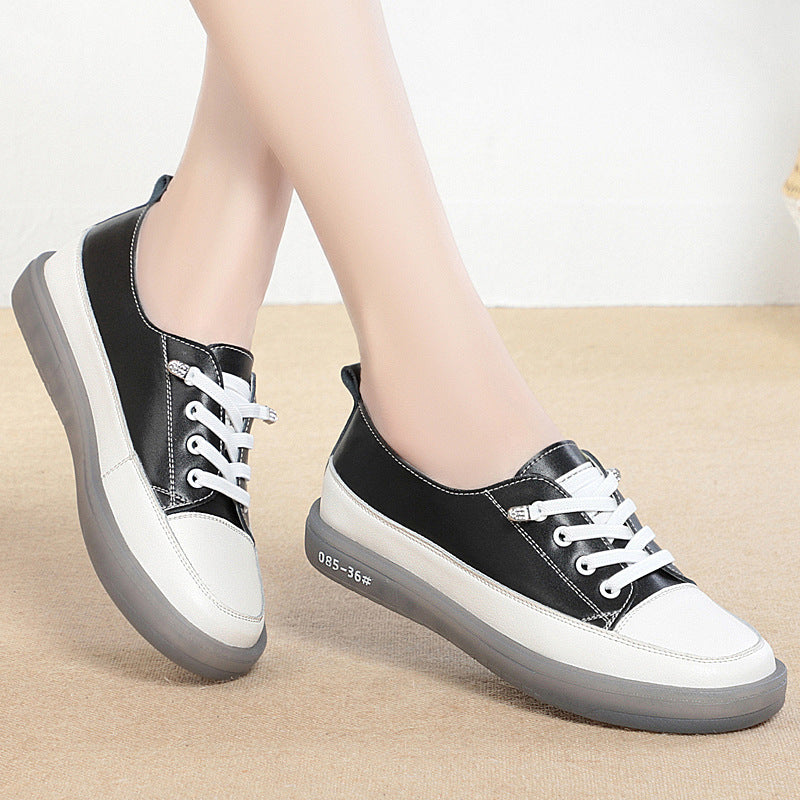 Women's Autumn Genuine Single Soft Bottom Surface Casual Shoes