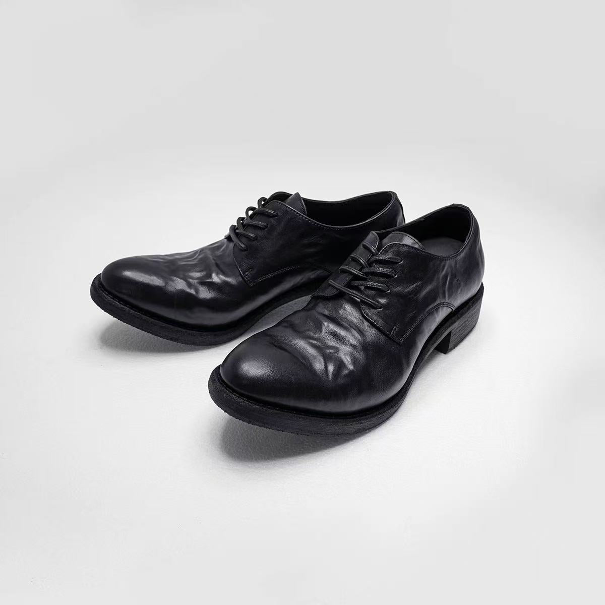 Men's Warped Head Derby Fashion Fashionmonger Comfortable Commuter Handmade Oxford Good Men's Casual Leather Shoes