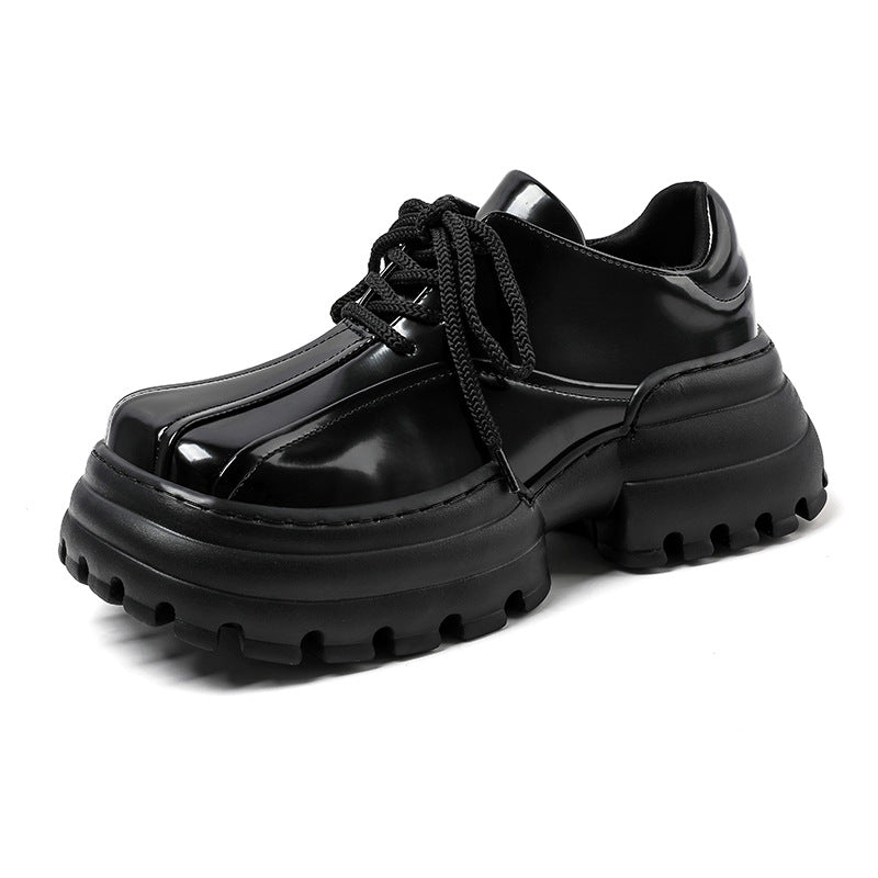Women's Spring College Style Sports Small Single-layer Leather Shoes