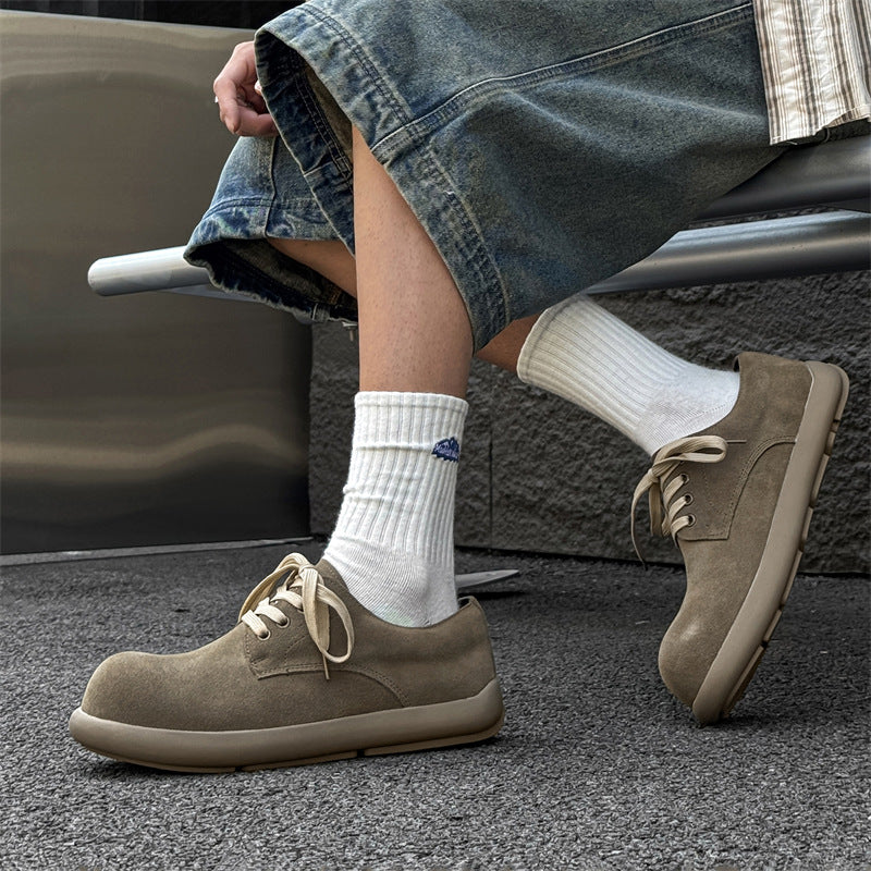 Men's Big Head Spring Retro Trendy Low Men's Casual Shoes