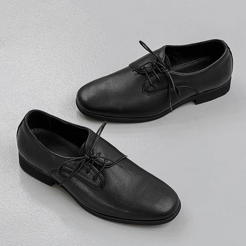 Men's Business Formal Leisure Wedding Height Increasing Insole Men's Casual Leather Shoes