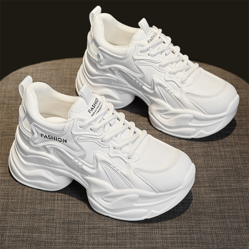 Women's Surface Clunky Summer Small Height Increasing Insole Women's Casual Shoes