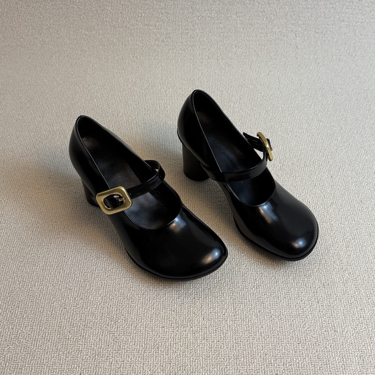 Women's Retro Round Toe Shallow Mouth Mary Women's Fashion Shoes