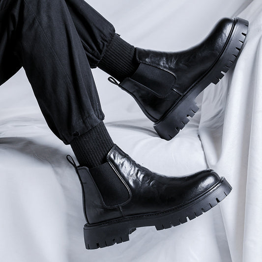 Men's Martin Height Increasing Chelsea British Style Boots