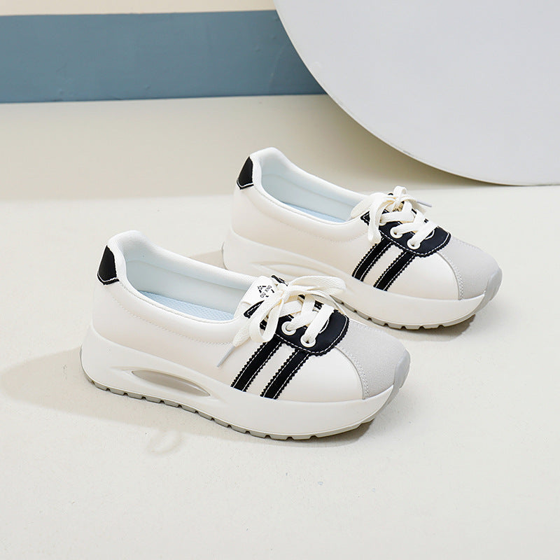 Korean Style Clunky Female Summer Breathable Sneakers