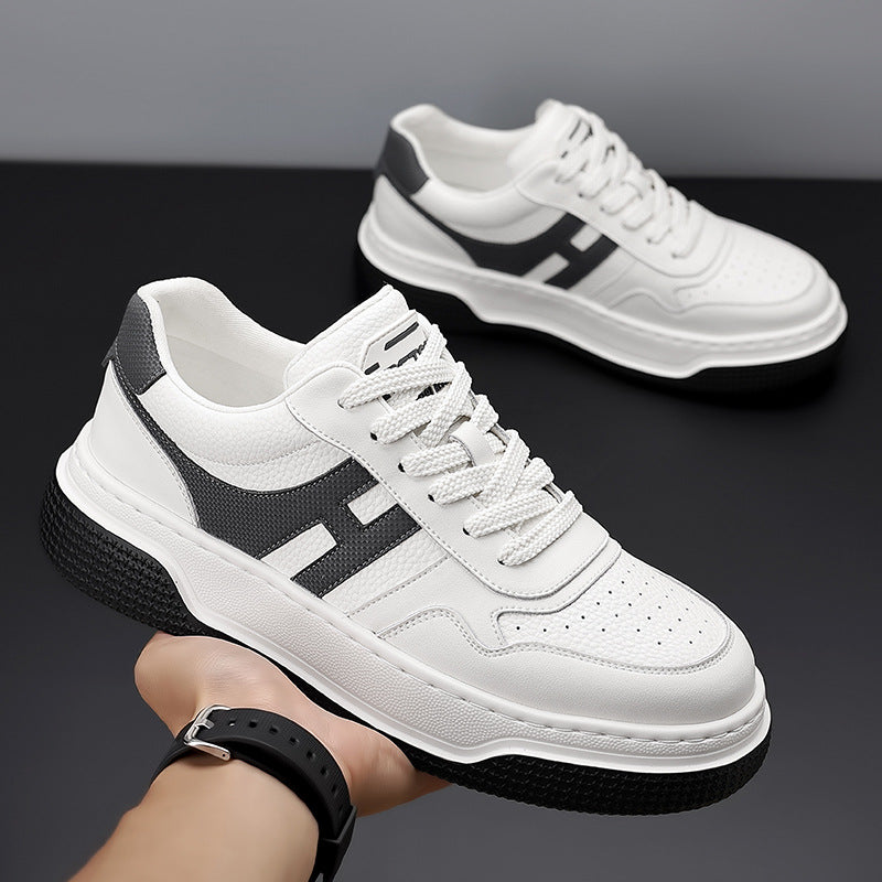 Men's Trendy White Autumn Breathable Comfortable Men's Shoes