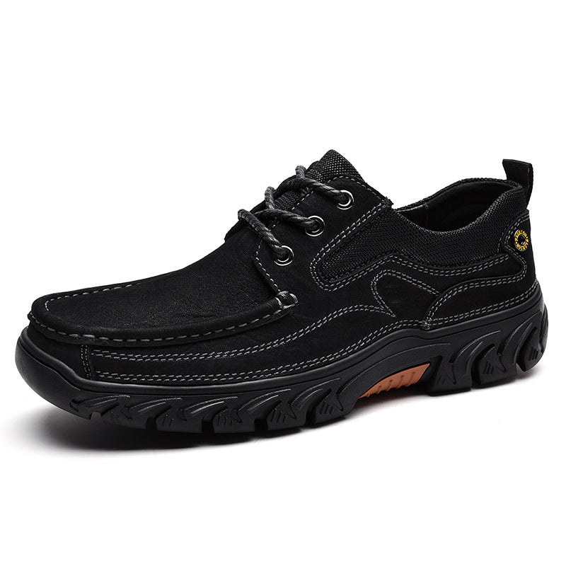 Men's Summer British Style Fashion Platform Business Leather Shoes
