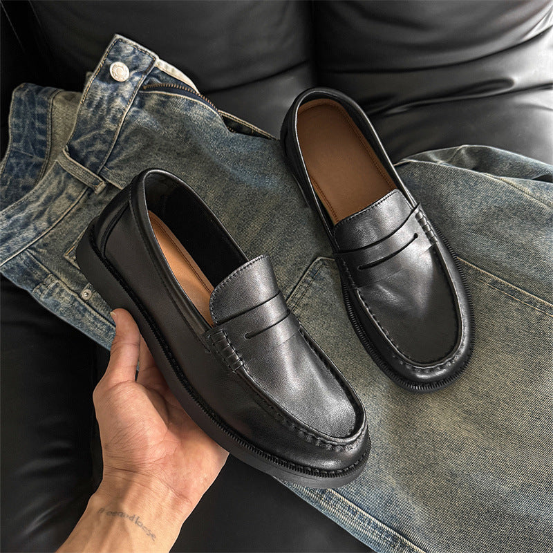 Retro Slip-on Lazy Business Commute Wide Loafers