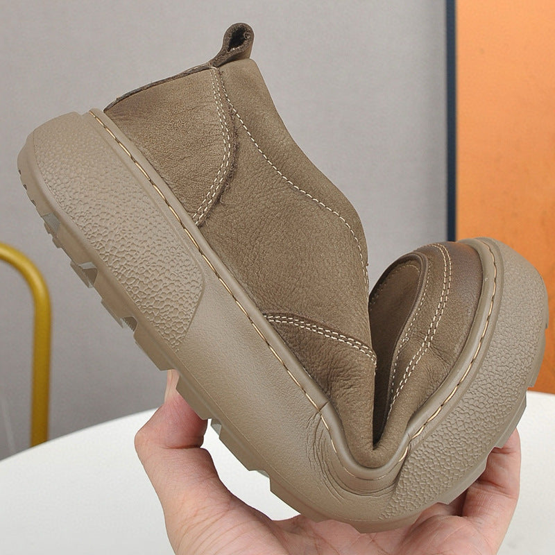 Men's Thick-soled Shock Absorbing Pumps Soft Bottom Men's Casual Shoes